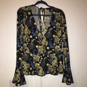 Forever 21 Plus Bell Sleeve Blouse